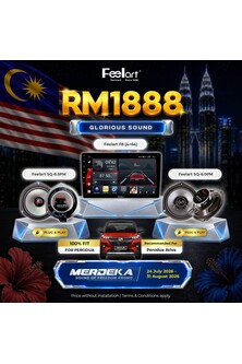 Merdeka 3️⃣ (Feelart F8 (4+64) + SQ-6.5PM + SQ-6.0PM)